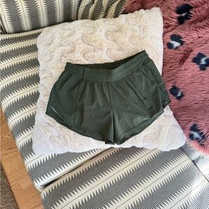 lululemon athletica Dark Green Athletic Shorts